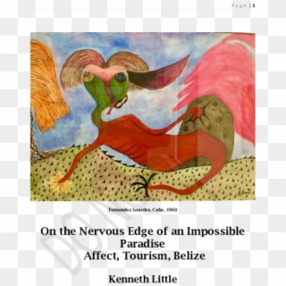 Book Draft On The Nervous Edge Of An Impossible Paradise - Illustration, HD Png Download