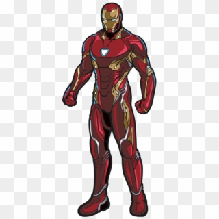 Avengers Infinity War Iron Man Figpin - Iron Man Drawing Infinity War, HD Png Download