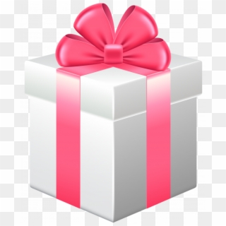 Gift Ideas Pink Gift Box With Bow Png Clipart Best - Box, Transparent Png