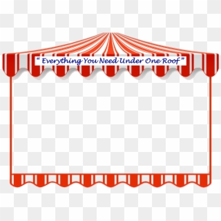 Vintage Circus Banner Png - Transparent Circus Tent Png, Png Download