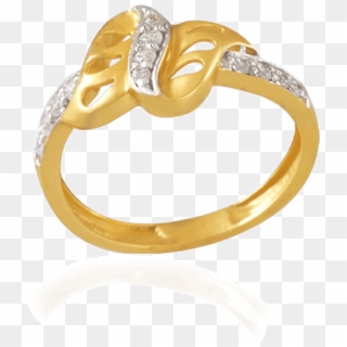 22kt Yellow Gold Ring - Gold Ring Anjali Jewellers, HD Png Download