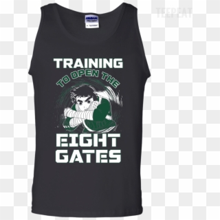 Rock Lee Training Eight Gates Tee Apparel Teepeat - Active Tank, HD Png Download