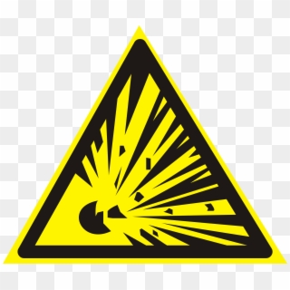Explosion Clip Art - Explosion Hazard Symbol Png, Transparent Png