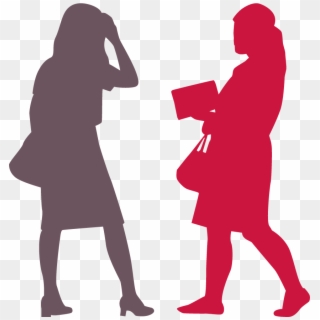 Business Women Red - Silhouette, HD Png Download