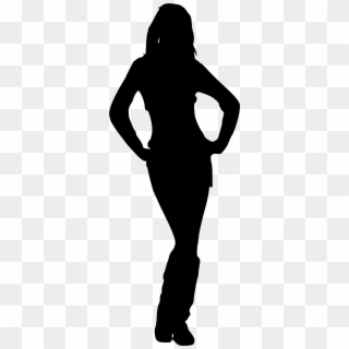 Business Female Silhouette - Black Outline Of Women, HD Png Download