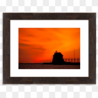 Grand Haven Lighthouse Printed And Framed Photography - Picture Frame, HD Png Download
