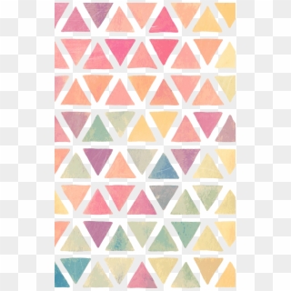 #watercolor #rainbow #pattern #background #triangle - Iphone 5 Wallpaper We Heart, HD Png Download