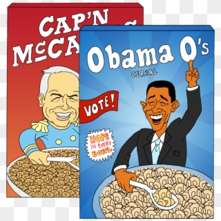 Outside The Box Fundraising - Cereal Obama, HD Png Download