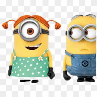 Despicable Me Clipart Gru - Male And Female Minion, HD Png Download