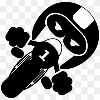 Racing Rider Big Image Png Ⓒ - Motor Rider Logo Design, Transparent Png