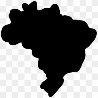 Brazil Map Png - Brazil Map Icon Png, Transparent Png