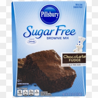 Pillsbury Sugar Free Chocolate Fudge Brownie Mix, - Chocolate, HD Png Download
