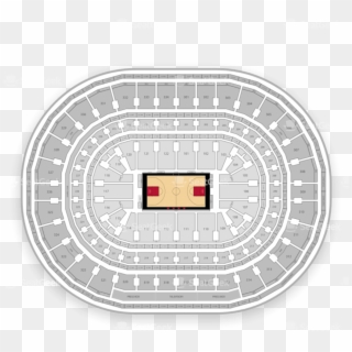 Chicago Bulls Seating Chart Map Seatgeek - United Center, HD Png Download