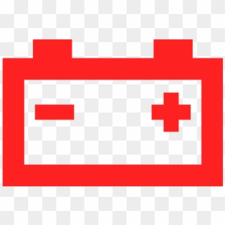 Battery Symbol Red, HD Png Download