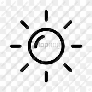 Free Png Sun Icon - Heat Icon Air Conditioner, Transparent Png