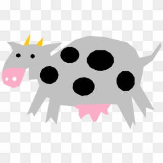 This Free Icons Png Design Of Cow Refixed - Cartoon, Transparent Png
