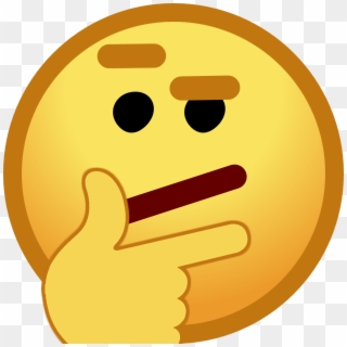 Thinking Face Emoticon - Smiley, HD Png Download