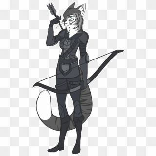 Bard Drawing Skyrim - Khajiita Dibujo, HD Png Download