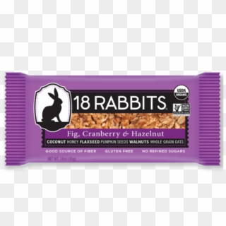 18 Rabbits Granola Bar, Fig, Cranberry & Hazelnut - Goat, HD Png Download