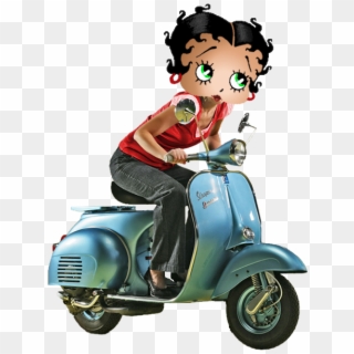Betty Boop Scooterville Photo Bettyboopscooterville - Vespa Vbb, HD Png Download