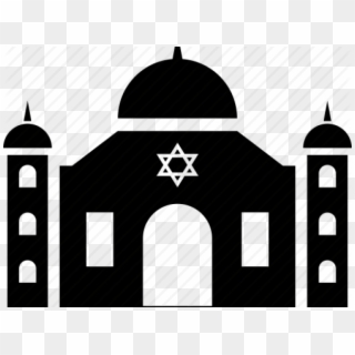 Temple Clipart Synagogue - Illustration, HD Png Download