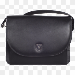 Handbag Leather Bag Leather Black - Handbag, HD Png Download