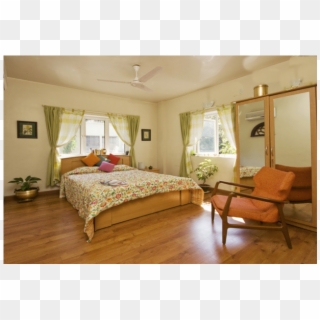 Large , Quiet And Comfortable Apartment In Pune - Bedroom, HD Png Download