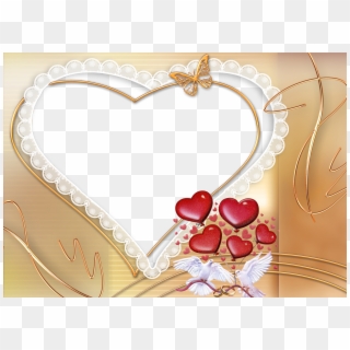Http - //syedimranrocks - Blogspot - In/ - Wedding Heart Frames, HD Png Download