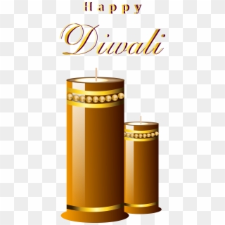 Beautiful Happy Diwali Candles Png Image - Diwali Candle Diya Clipart, Transparent Png