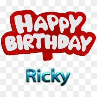 Ricky Name Png Ready-made Logo Effect Images - Happy Birthday To You Hamza, Transparent Png