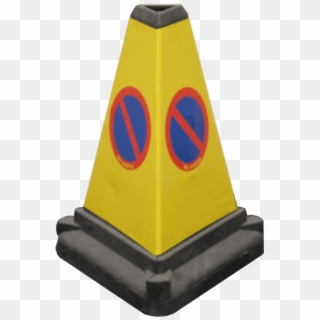 Traffic Cone 3-side - No Waiting Road Cone, HD Png Download