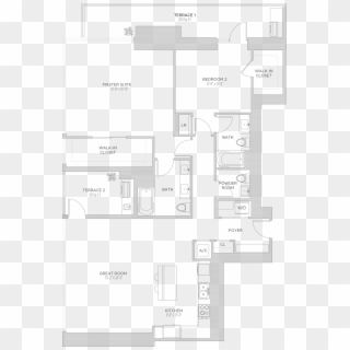 Select Floor - 1451 Brickell Ave Ph 1 Floor Plans, HD Png Download