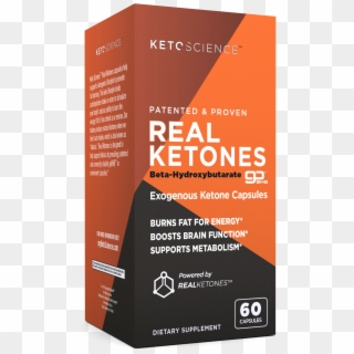 Keto Science Real Ketones Caps Dietary Supplement Capsules - Graphic Design, HD Png Download