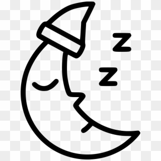 Night Sleepy Time Moon Svg Png Icon Free Download - Sleepy Png, Transparent Png