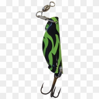 Try Our Green And Black Tiger Striped Bottle Cap Lures - Umbrella, HD Png Download