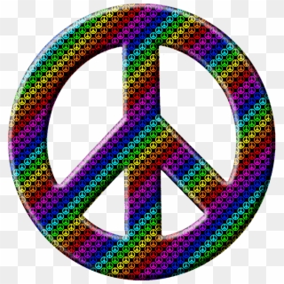 Peace Sign Peace Hippy Png Image - Cool Symbols And Shapes, Transparent Png