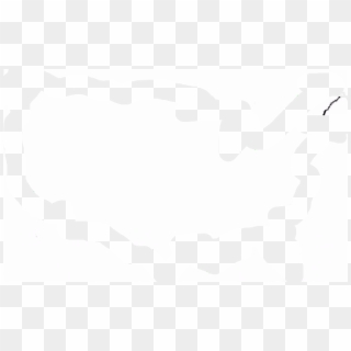 United States Map Outline, HD Png Download