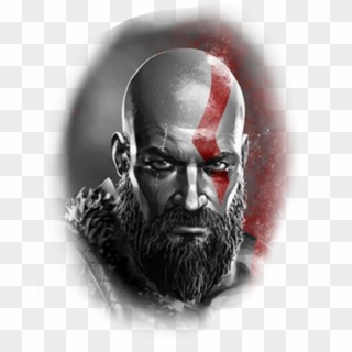Beard Drawing Kratos - Illustration, HD Png Download