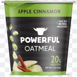 Apple Cinnamon Oatmeal - Powerful Yogurt, HD Png Download