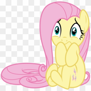 Fluttershy By Gamemasterluna - My Little Pony Fluttershy Scared, HD Png Download