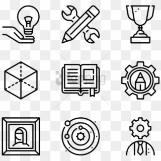 Free Png Knowledge 50 Icons - Design Icon Vector, Transparent Png