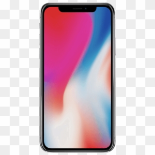 Iphone X Mockup With Colorful Background - Cool Picture Of Iphone X, HD Png Download