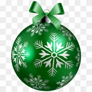 Decoration Tree Ornament Christmas Day Free Transparent - Green Christmas Ornaments Png, Png Download