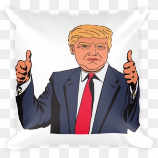 Trump Thumbs Up Png - Trump Cartoon Thumbs Up, Transparent Png