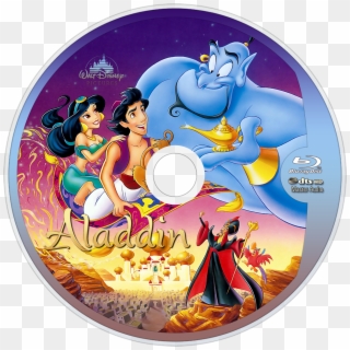 Aladdin Bluray Disc Image - 1992 Aladdin, HD Png Download