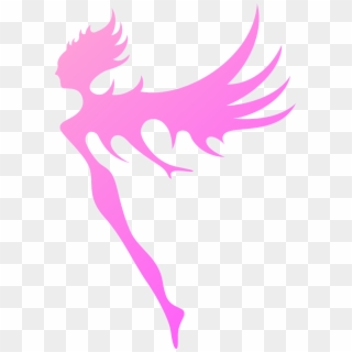 Pink Fairy Silhouette, HD Png Download
