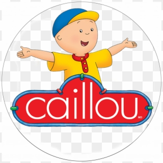 Caillou Round Pies Print Picture On A4 Fondant Paper - Caillou Png, Transparent Png