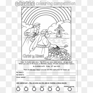 Society Of Missionary Children Easter Colouring Competition - Colouring Competition 2019, HD Png Download