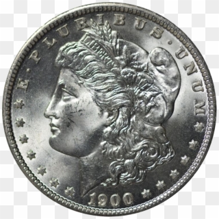 Morgan Silver Dollar Ms 66 O - Silver, HD Png Download