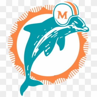 Logo Miami Dolphins 1974 - Miami Dolphins 72 Logo, HD Png Download